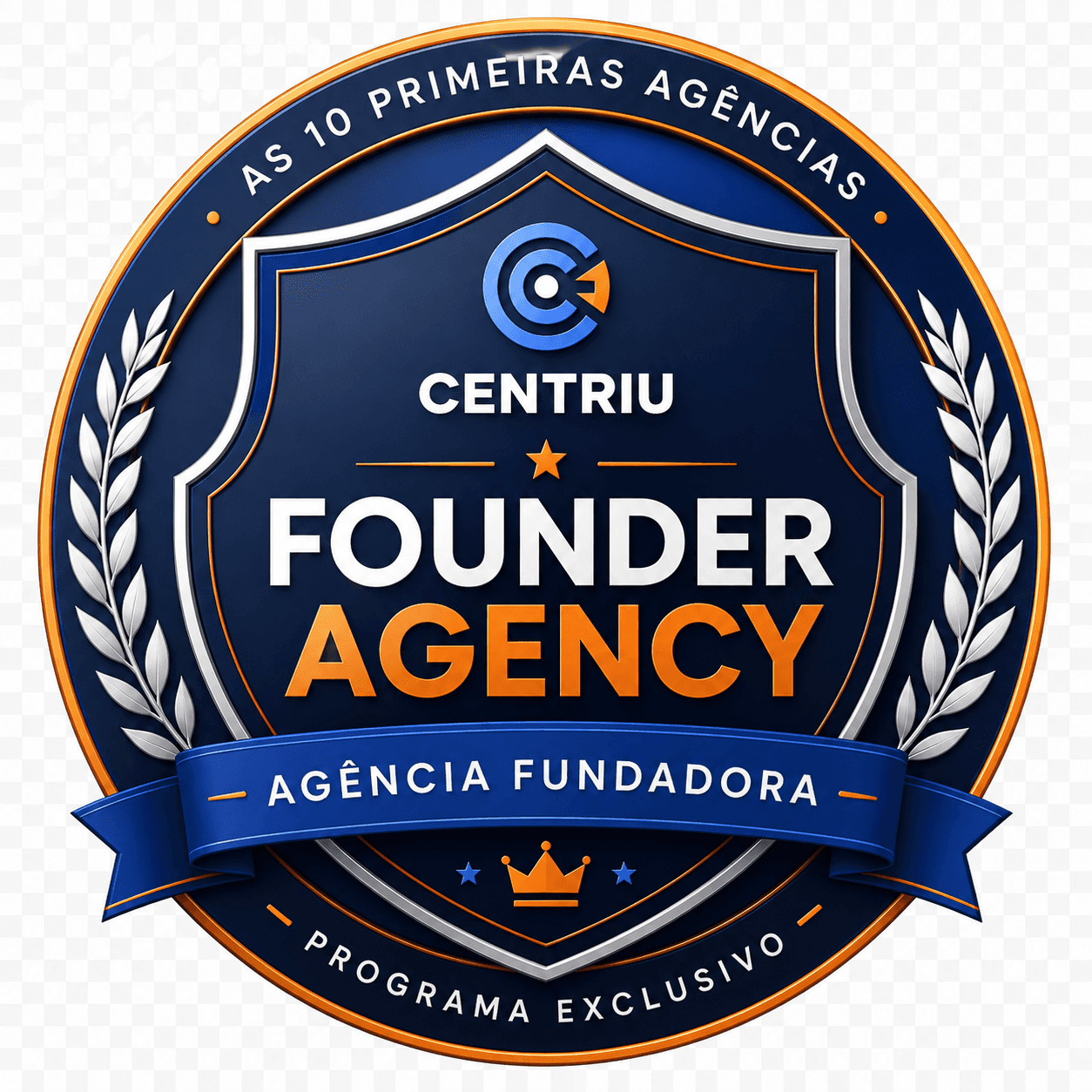 Selo Founder Agency da Centriu