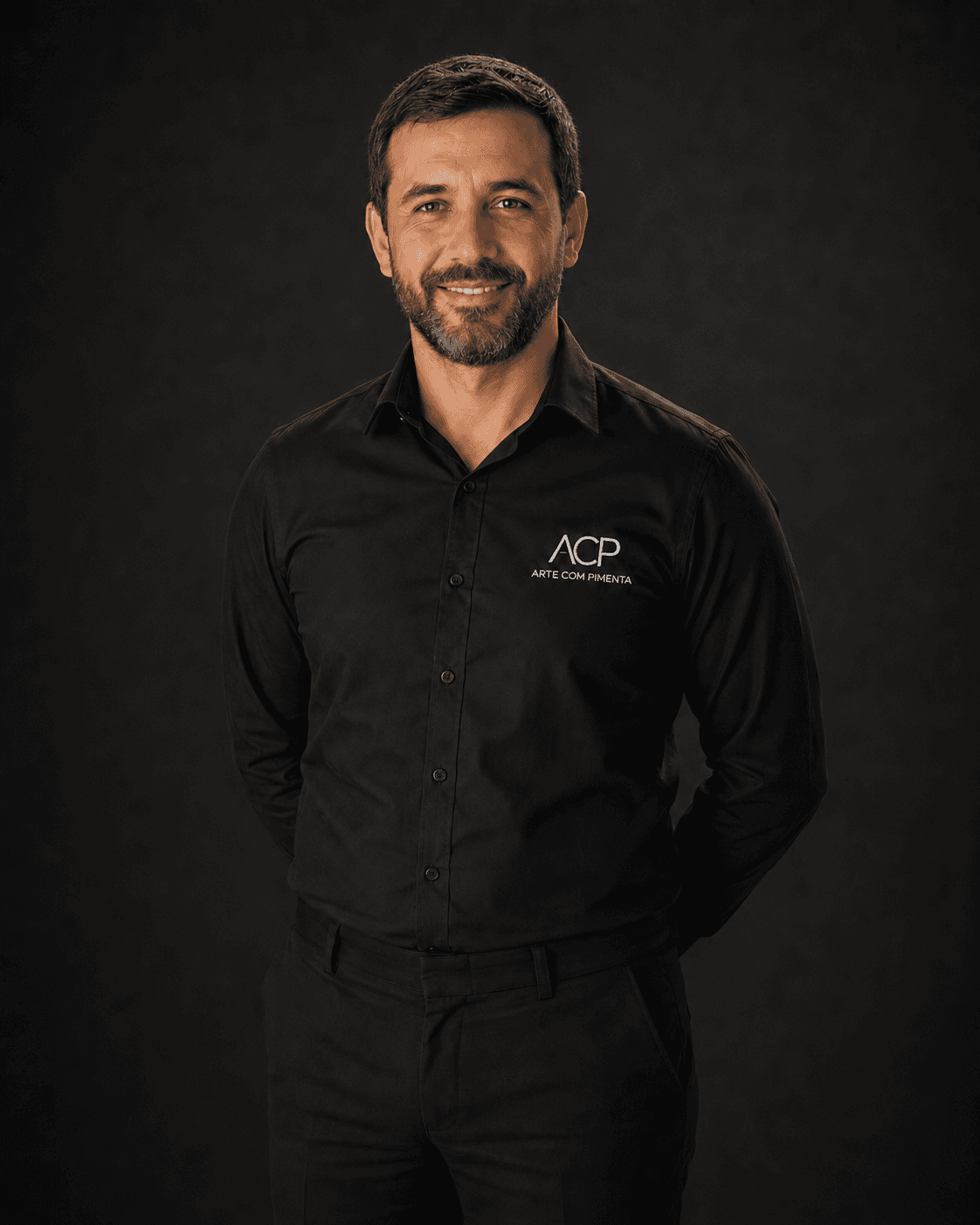 Retrato de David, agente de Inbound Marketing da Arte com Pimenta.