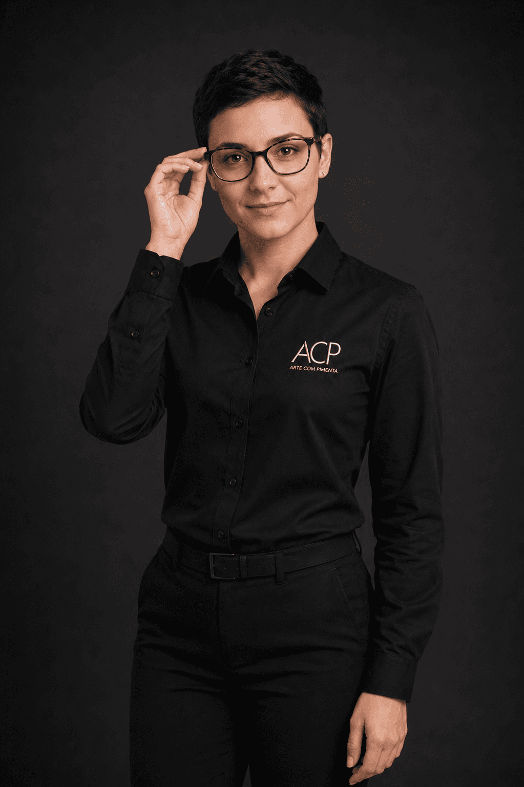 Retrato de Fabiana, agente de QA Editorial & Marca da Arte com Pimenta.
