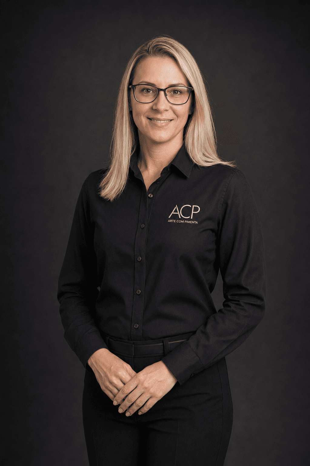 Retrato de Mariana, agente de Orquestração Operacional da Arte com Pimenta.